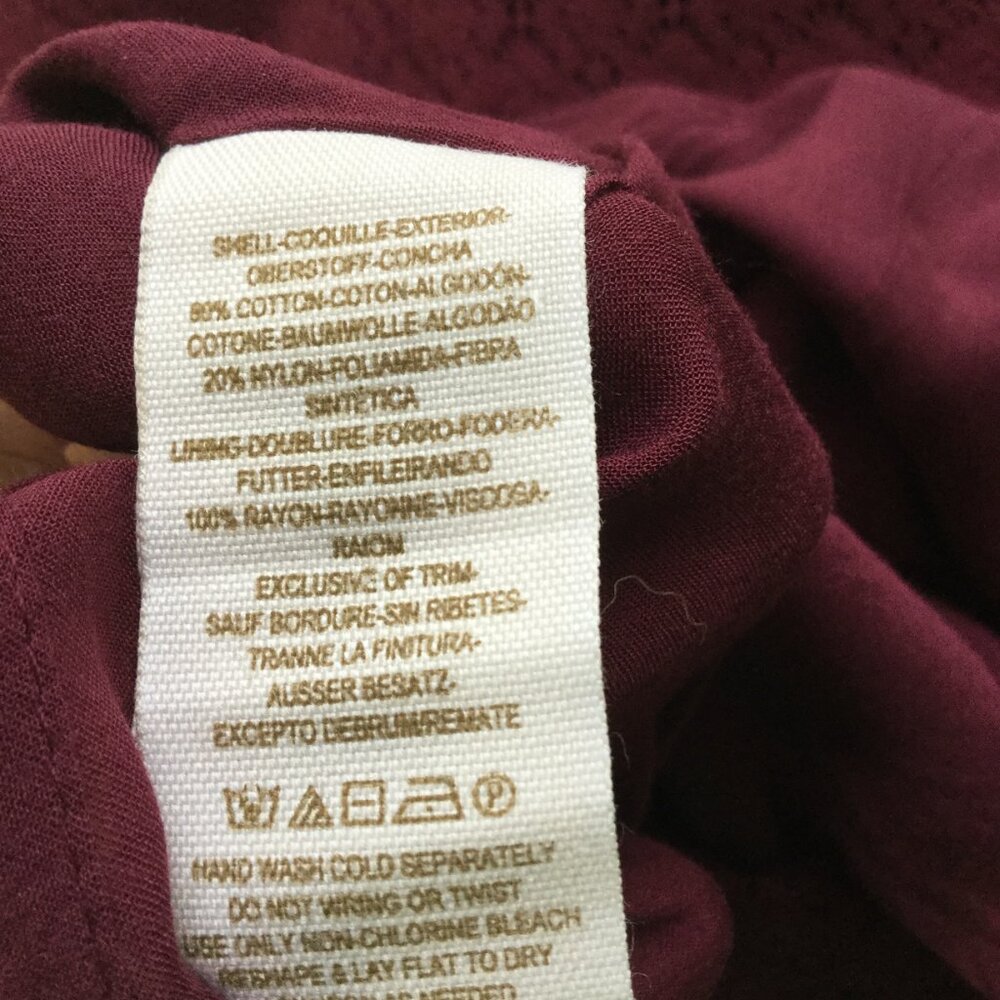 Free People Burgundy Dress 0 - Picture 7 of 8